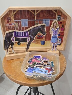 Shure Magentic Stable Pals Horse Magnet Play Set